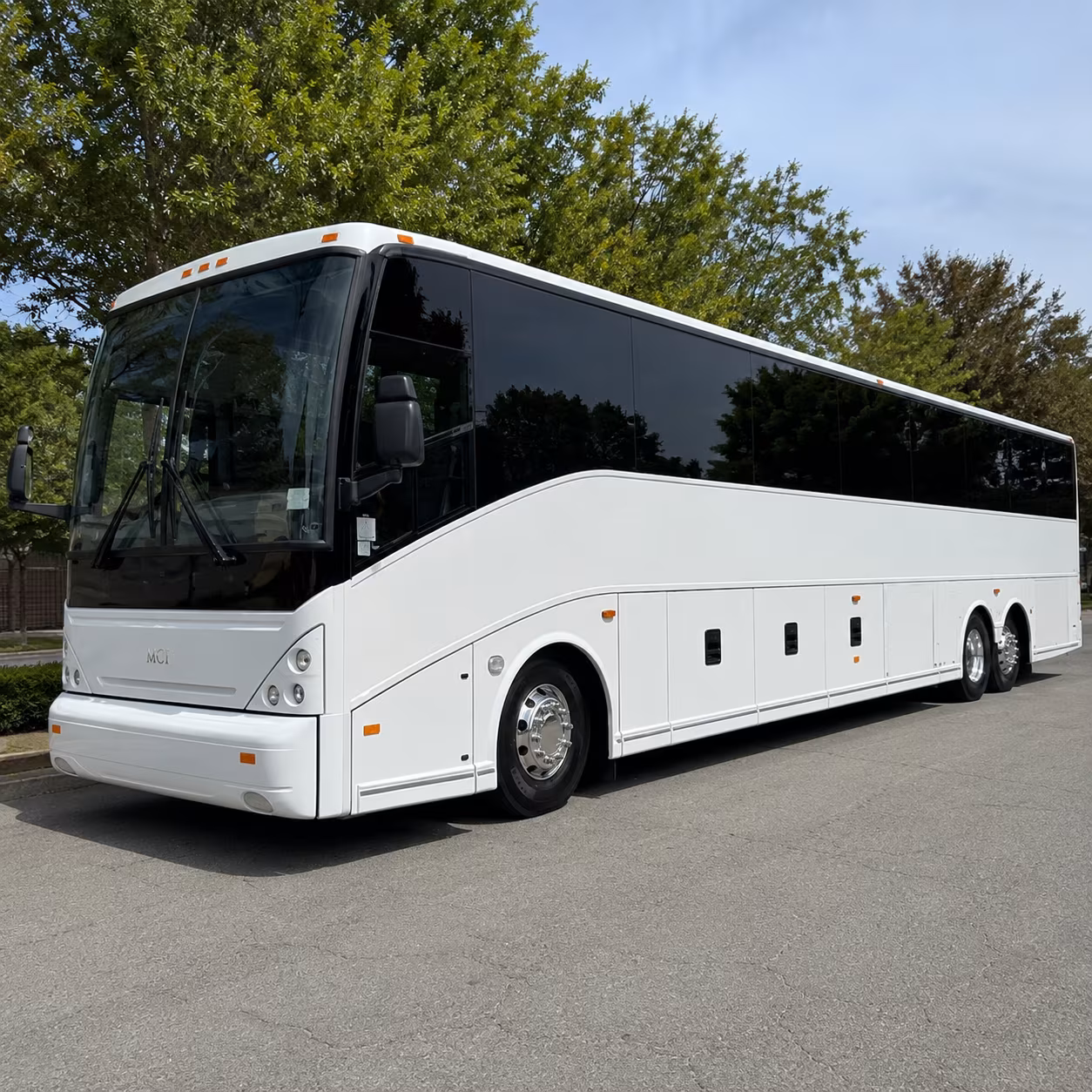 alexandria charter bus services exterior