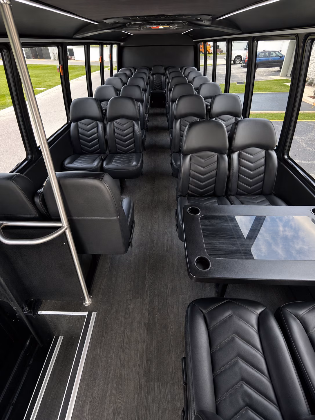 alexandria parking shuttle and park and ride bus rentals